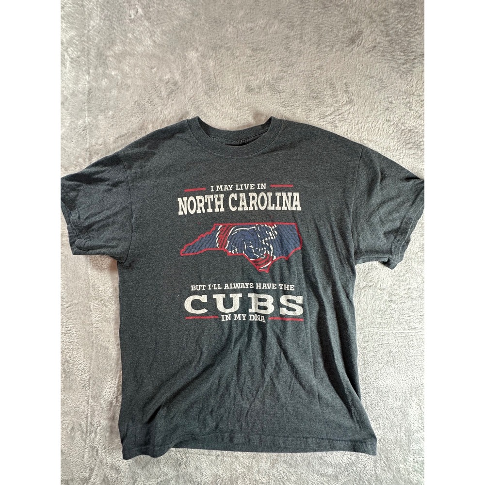 Cubs Chicago Men's T Shirt North Carolina‎ Baseball Fan Graphic size M